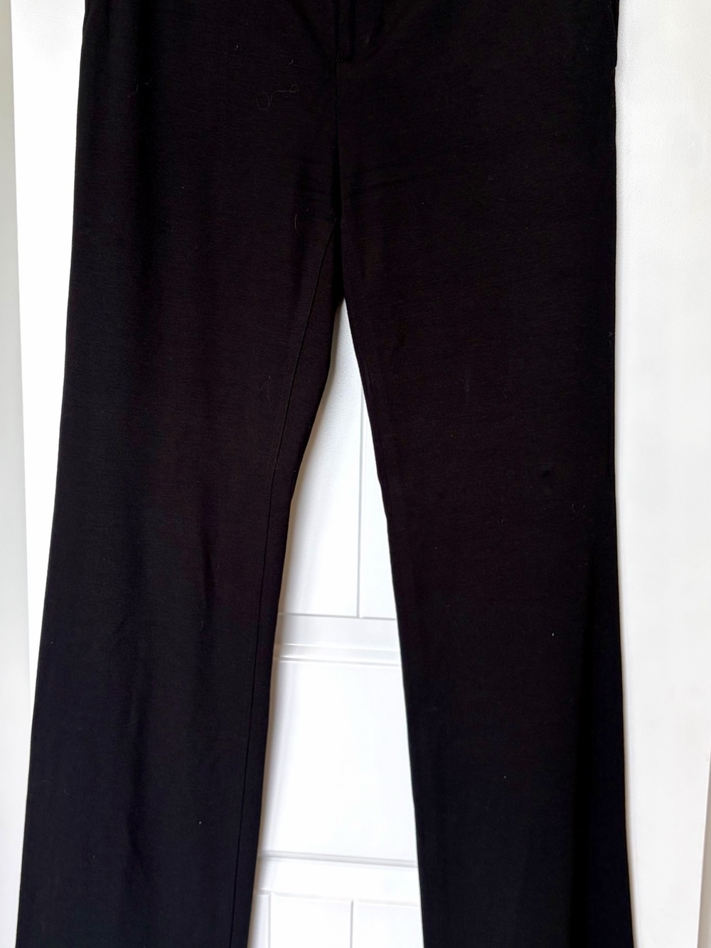 Women's Black Straight-Leg Pants